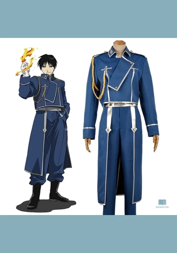 Fullmetal Alchemist Cosplay Roy Mustang Costume