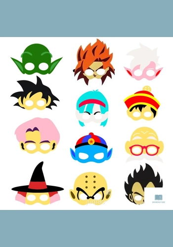 Dragon Ball Cosplay Mask Set for Parties
