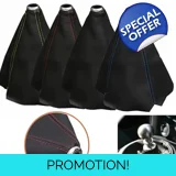 Black Faux Leather Gear Shift Gaiter C.. Black Faux Leather Gear Shift Gaiter C..