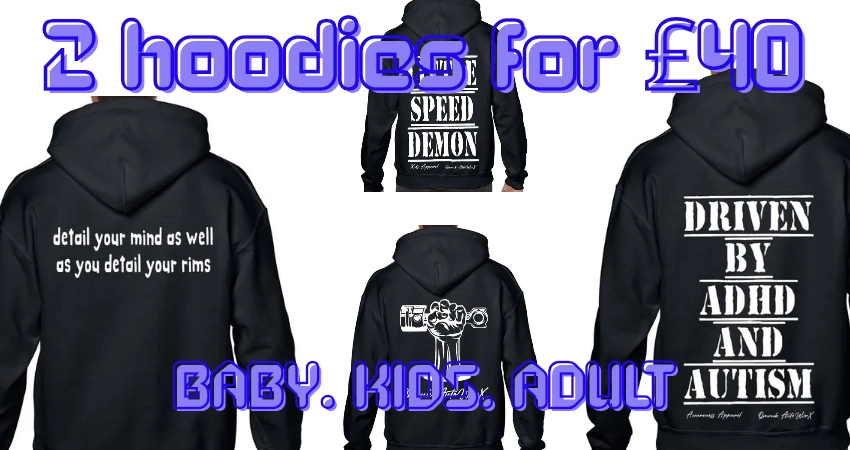 2 hoodies for £40 offer