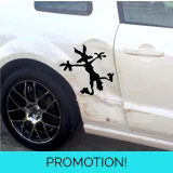 Coyote Dent Repair Sticker