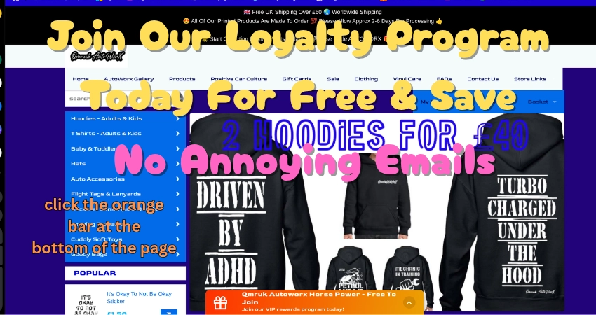 join our loyalty program today and save