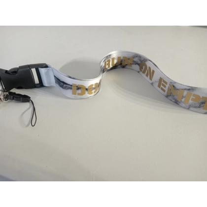 Don't Run On Empty Lanyard