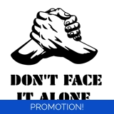 Don't Face It Alone Sticker