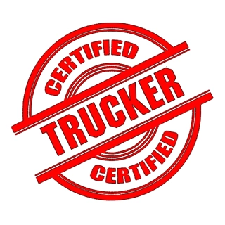 Certified Trucker Sticker
