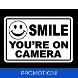 Smile You're On Camera Sticker