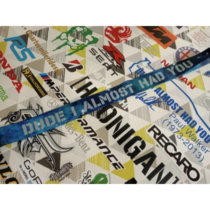 Dude I Almost Had You Paul Walker Lanyard