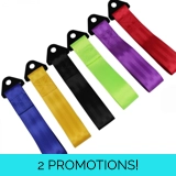 Plain Coloured Universal Tow Straps Plain Coloured Universal Tow Straps