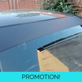 Matte Black Vinyl Sunstrip Matte Black Vinyl Sunstrip