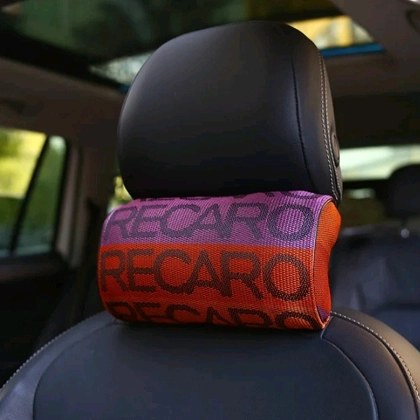 Recaro Headrest/Back Cushion Orange/Purple
