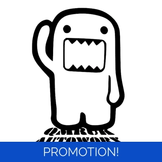 Domo Kun JDM Logo Sticker