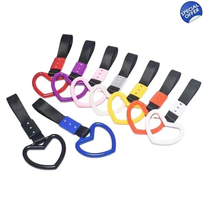 Heart Tsurikawa Car Hanger - Colour Choice