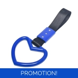 Heart Tsurikawa Car Hanger Blue
