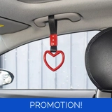 Heart Tsurikawa Car Hanger Red