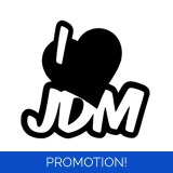 I Heart JDM Sticker