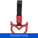 Devil Heart Tsurikawa Car Hanger Red