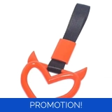 Devil Heart Tsurikawa Car Hanger Orange