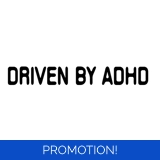 Driven By ADHD Sticker