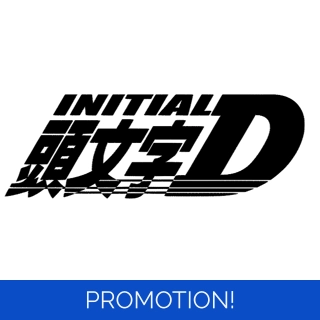 Initial D Large Sticker