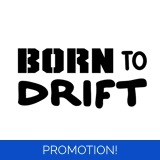 Born To Drift Sticker