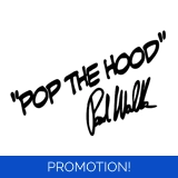 Pop The Hood Paul Walker Sticker