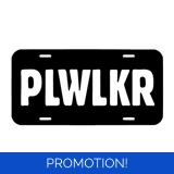 Paul Walker License Plate Sticker