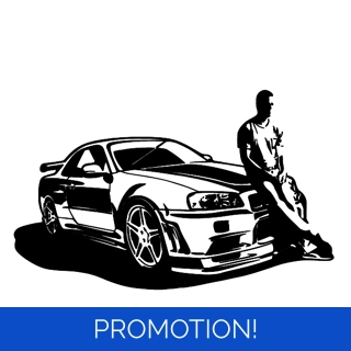 Paul Walker R34 Skyline..