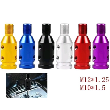 Aluminum Universal Gear Shift Adaptor M10x1.5, M12x1.25