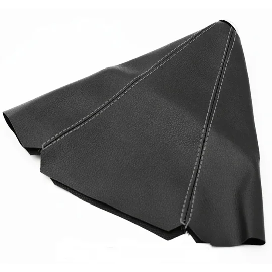 Black Faux Leather Gear Shift Gaiter Covers