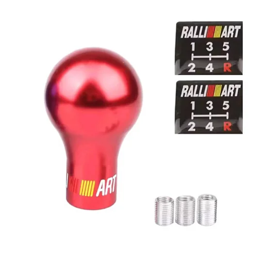 Ralliart Resin Gear Shifter Knobs With Adaptors
