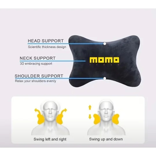 Ralliart Oz Racing Momo Recaro MPower Headrest Neck & Back Cushion Pillows