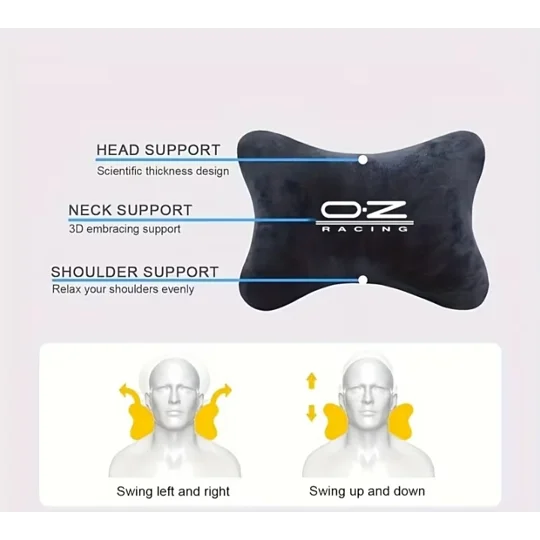 Ralliart Oz Racing Momo Recaro MPower Headrest Neck & Back Cushion Pillows