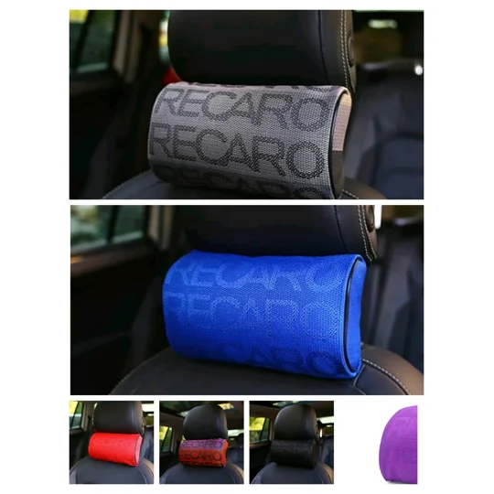various colours of recaro headrest neck cushions for vehicles