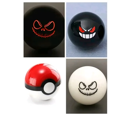Round Aluminium Gear Shifter Knobs With Adaptors