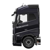Globetrotter Volvo Large Sticker - Sin..
