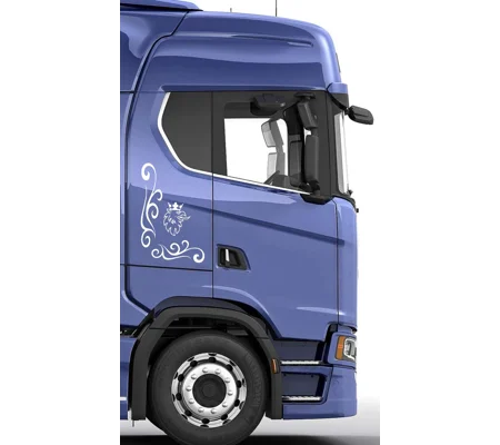 Scania Corner Logo Large Sticker - Single Or Set