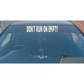 Don't Run On Empty Suns..