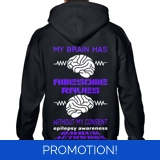 My Brain Has Awesome Raves Hoodie Adul..