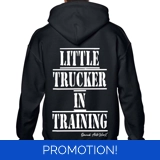 Kids Little Trucker In Training Hoodie