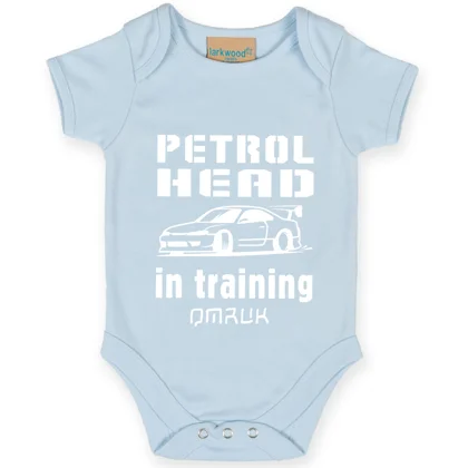Little Petrolhead Baby Short Sleeve Suit