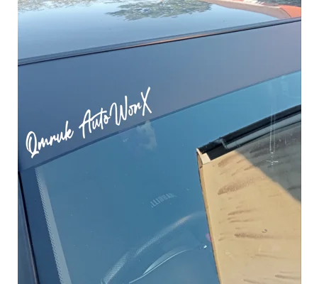 Qmruk AutoWorX SIgnature Extra Large Sunstrip