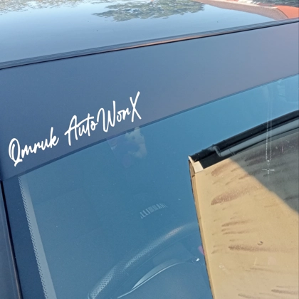 Qmruk AutoWorX Signature Sunstrip