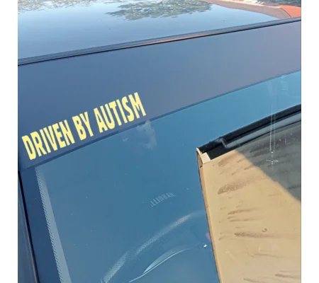 Driven By Autism Extra Large Sunstrip