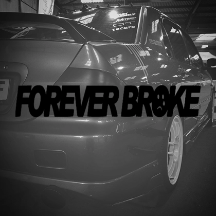 Forever Broke Sticker