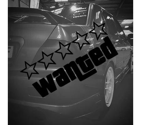 Wanted Sticker