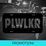Paul Walker License Plate Sticker