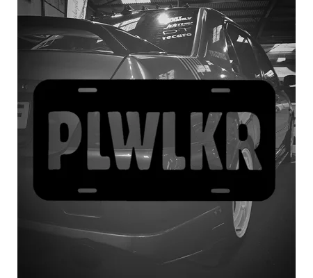 Paul Walker License Plate Sticker
