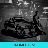 Paul Walker R34 Skyline Sticker