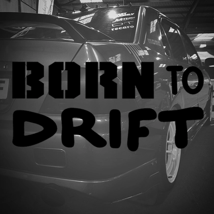 Born To Drift Sticker