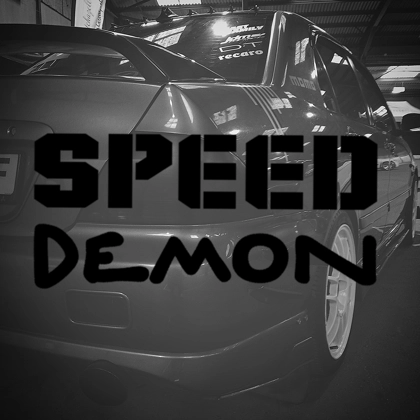 Speed Demon Sticker